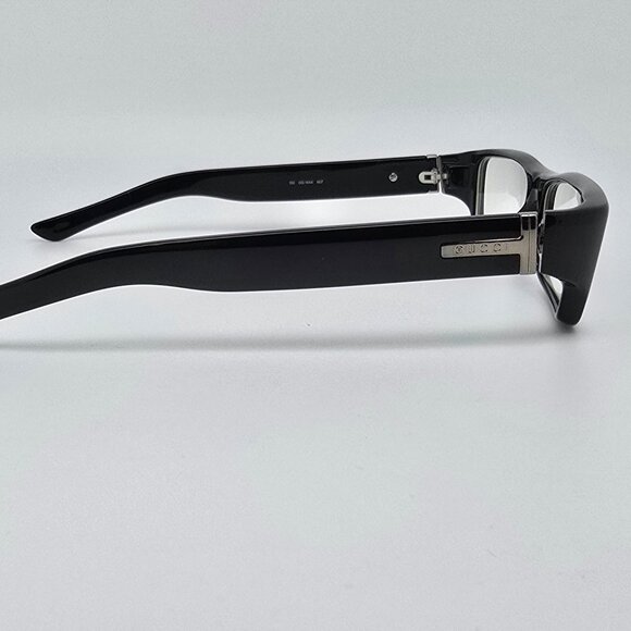 Gucci GG1444 807 Black Rectangular Eyeglasses Frame w/ Case Italy 51-15-130 - Picture 6 of 15